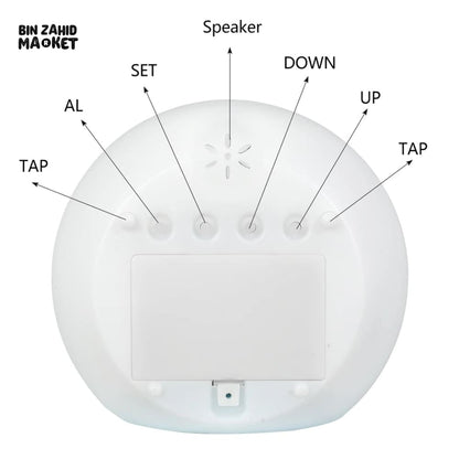 DIGITAL GLOWING ALARM CLOCK